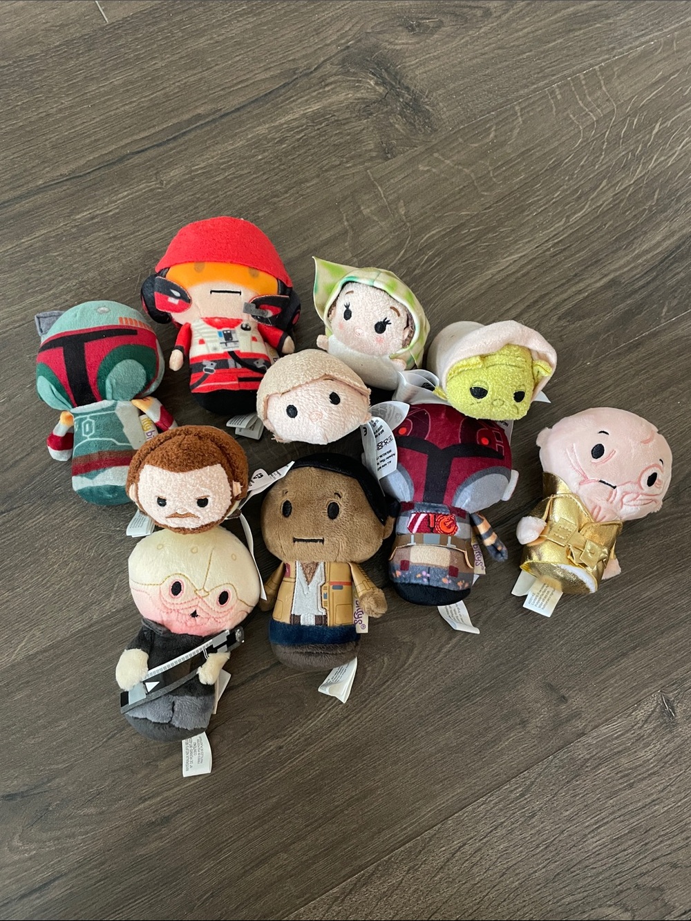 Star Wars Plush Minis Set of 10, Itty Bittys and Disney Tsum Tsum